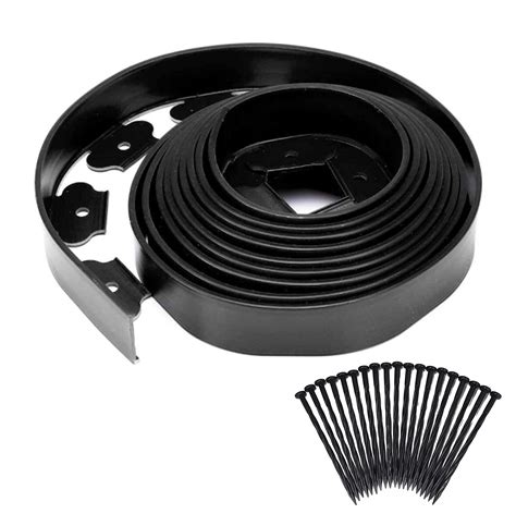 Buy One Stop Outdoor Instant Edging - Black 20ft Premium No Dig Yard ...