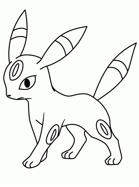 Modest Pokemon Coloring Page - Free Printable Coloring Pages for Kids