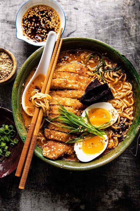 30 Minute Spicy Miso Chicken Katsu Ramen | Recipe Cart | Recipe Cart