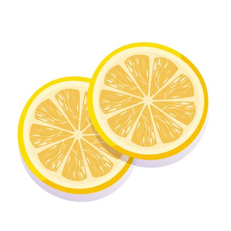 Fresh sliced lemon fruits isolated 20523110 PNG