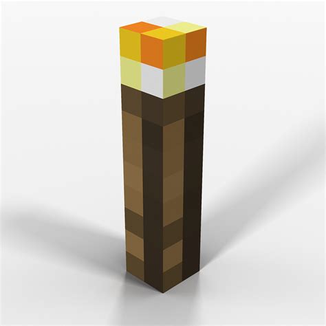 3D model Minecraft Torch | 3D Molier International