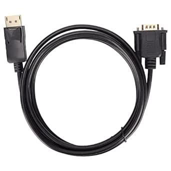 Ubervia® DP to VGA Adapter Cable 5.9ft Male to Male HD 1080P ...