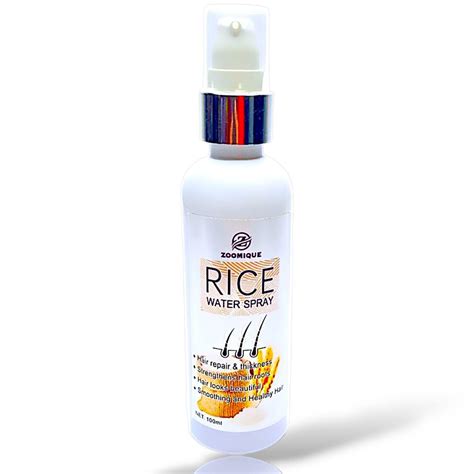 Buy ZOOMIQUE Rice Water Spray Hair Serum Mist for Hair Growth Thinning ...