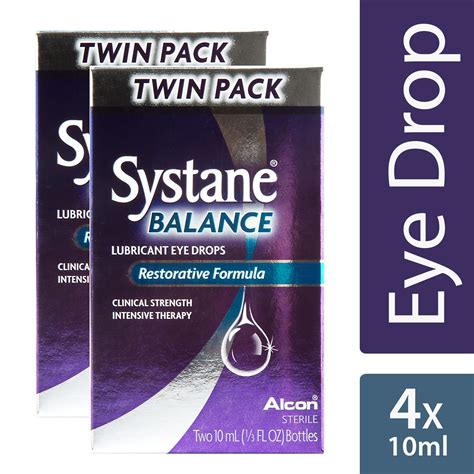Systane Eye Drops - Balance Restorative Formula Twin Pack - RusselcoInc