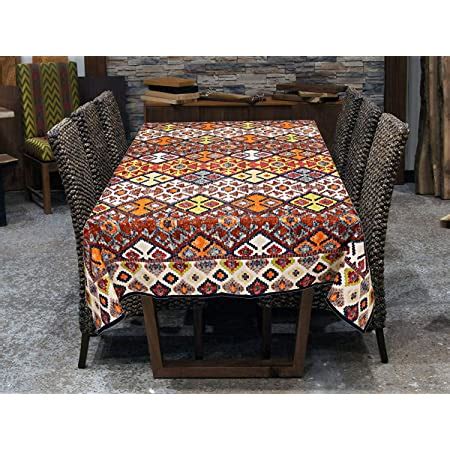 Buy Raghuraj Lifestyle Cotton Rectangular 6 Seater Dining Table Cover ...