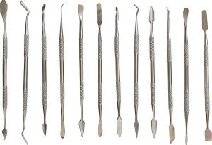 PAUS&MORK Stainless Steel Clay Sculpture Wax Carving Tools Double Ended ...