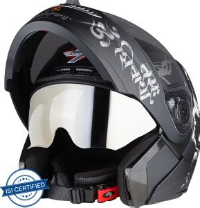 Steelbird SBA-7 Mahadev ISI Certified Flip-Up Helmet for Men and Women ...