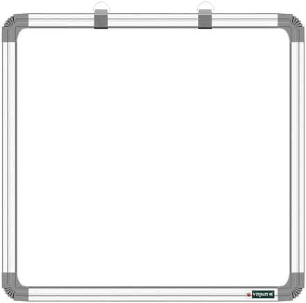YAJNAS Non Magnetic (60CM x 60CM) 2X2 Feet Double Sided White Board and ...