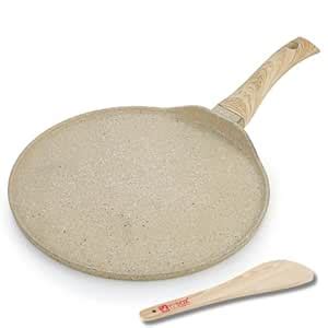 Buy ivbox Indo-Series 28cm Anti-Bulge Tawa Non Stick Flat Dosa Tava ...
