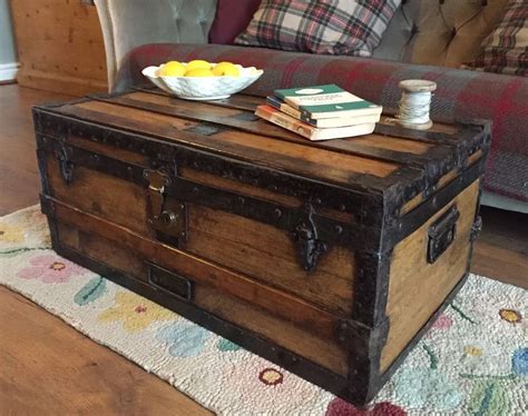 Vintage Trunk Coffee Table Diy at Jane Shepherd blog