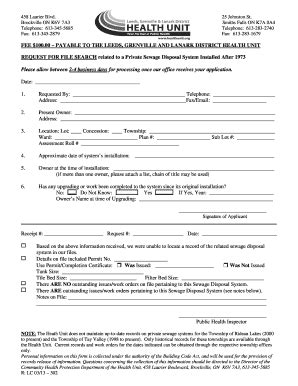 Fillable Online File Search-Information on Previous Installation of ...