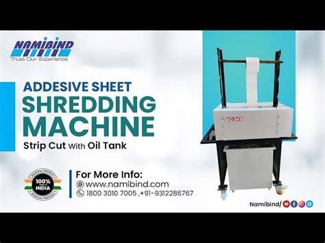 Paper Shredder - Adhesive Sheet Shredding Machine Manufacturer from New ...