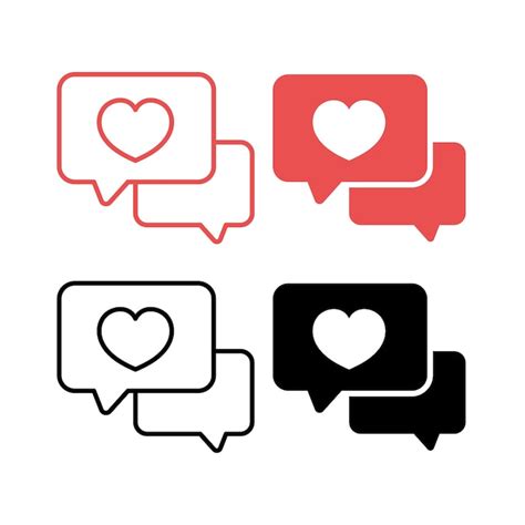 Speech bubble heart Images - Free Download on Freepik