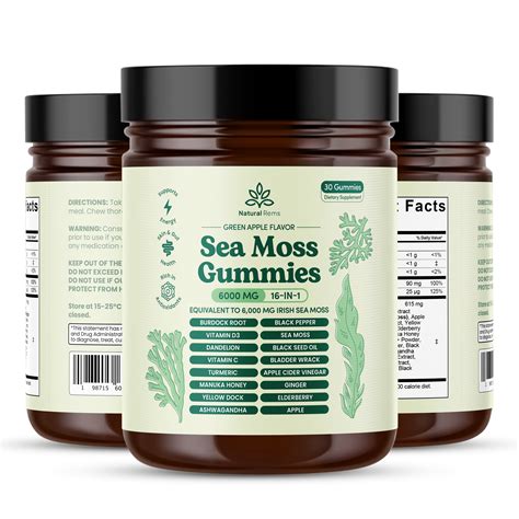 Natural Rems - Sea Moss Gummies 2025