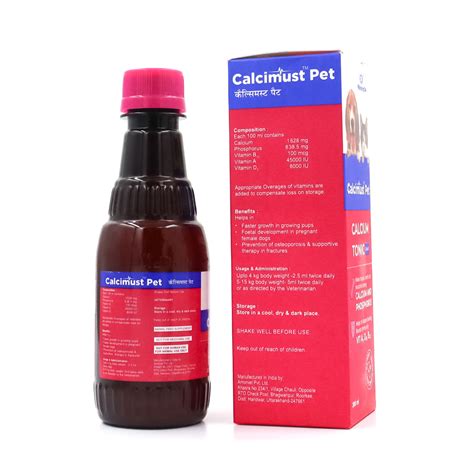 Buy Mankind Calcimust Syrup For Pets Online in India | Supertails