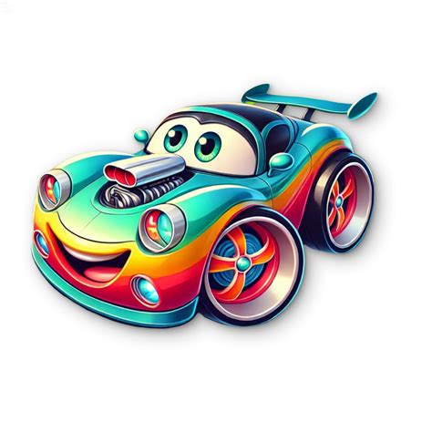 Printed Cutout: Shop Online Cartoon Car Wall Decor 3D MDF Kids Gift on ...