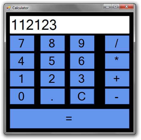How to Create Calculator in Visual Studio 的图像结果