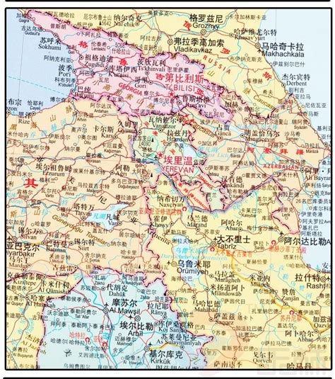 世界地图中东地区 的图像结果