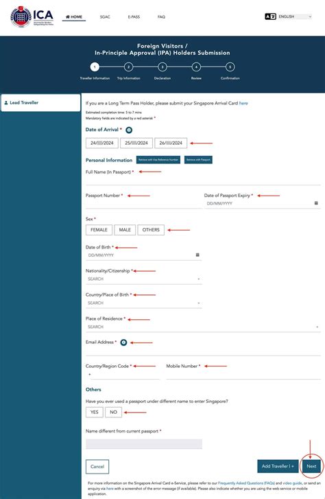 How to fill up SG Arrival Card (SGAC): A step-by-step guide