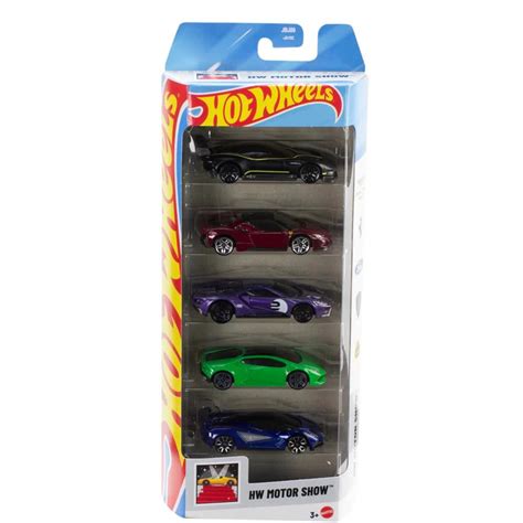 Hot Wheels Car 2025 HW Motor Show Pack of 5 (Aston Martin Vulcan ...