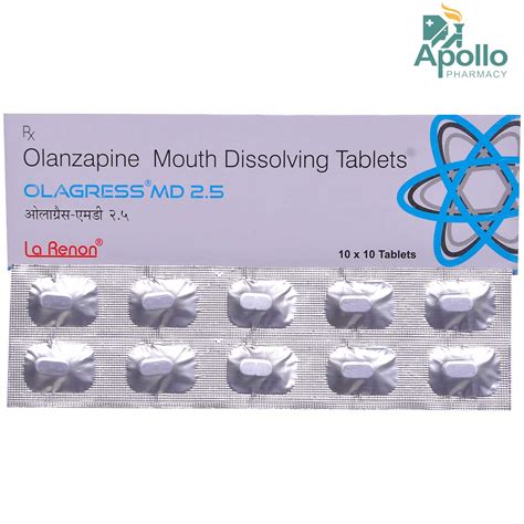 OLAGRESS 2. 5MG TABLET Price, Uses, Side Effects, Composition - Apollo ...
