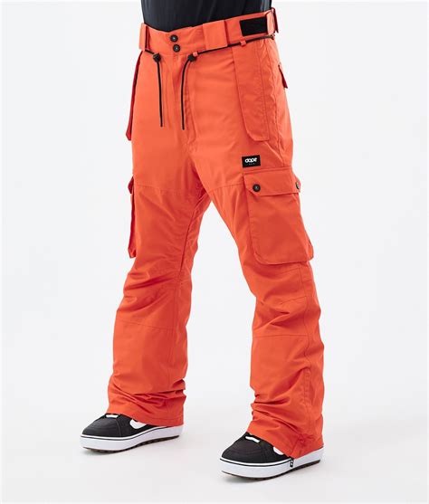 Dope Iconic Men's Snowboard Pants Orange | Dopesnow.com