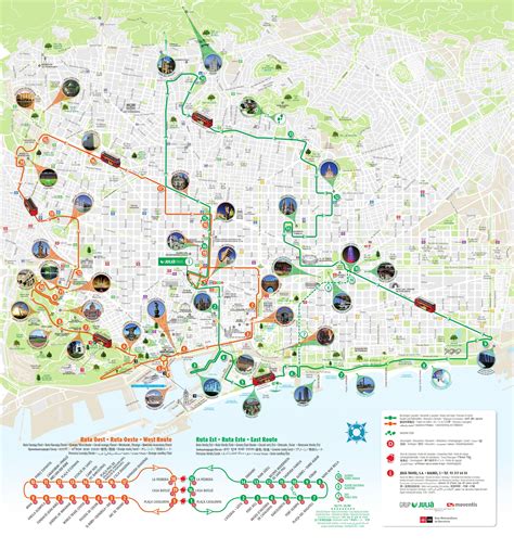 Printable Tourist Map Of Barcelona