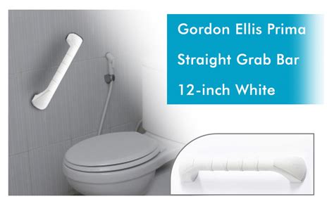 Gordon Ellis Prima Straight Grab Bar 12-inch White : Amazon.in: Health ...