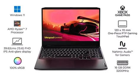 IdeaPad Gaming 3 Gen 6 (15, AMD) | 38.1cms (15) AMD-powered gaming ...