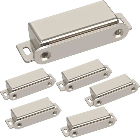 Buy Cabinet Magnets 6Pack Magnetic Door Catch with Stainless Steel ...