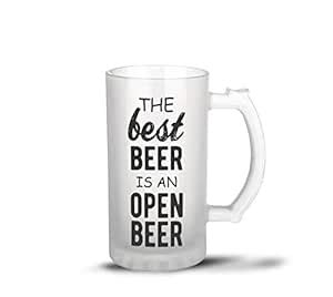 Buy Tee mafia Funny Beer Quotes Printed Beer Mug| Frosted Beer Mug with ...