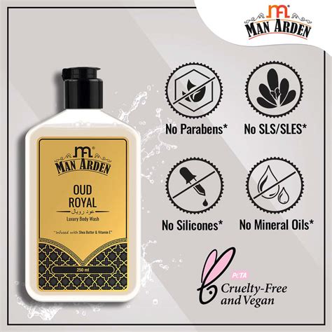 Buy MAN ARDEN OUD ROYAL LUXURY BODY WASH INFUSED WITH SHEA BUTTER ...