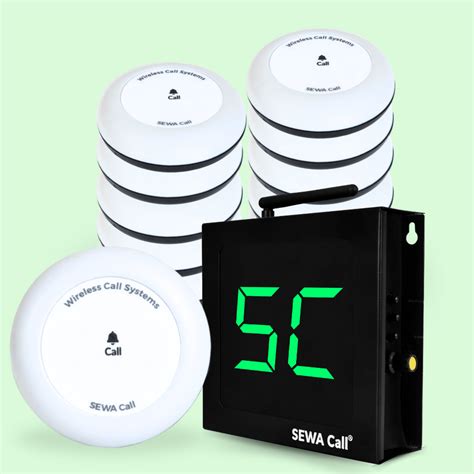 Wireless Peon Calling System ( Pack of 12 Buttons with 1 Display ...