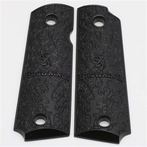 Amazon.com : Browning 1911-22 Grips / 1911-380 Browning Metal Grips ...