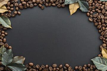 Elegant coffeethemed border designs for business cards | Premium AI ...