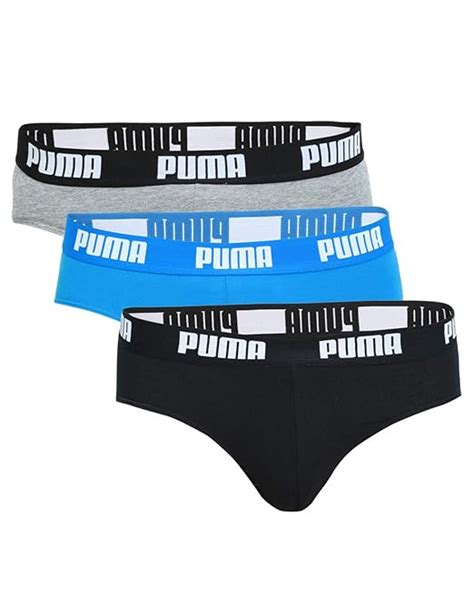 Buy Mens Basic Brief P3 - Puma Black/MGH/Ele at Amazon.in