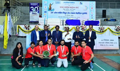 REC Wins Gold at 29th Inter-CPSU Badminton Tournament