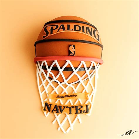 Basketball Hoop Cake - Aubree Haute Chocolaterie