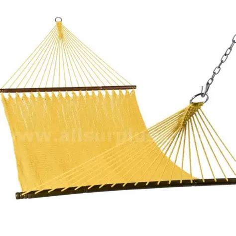 Lazy Daze Hammocks 10.5 FT Double 2 Person Caribbean Rope | AllSurplus ...