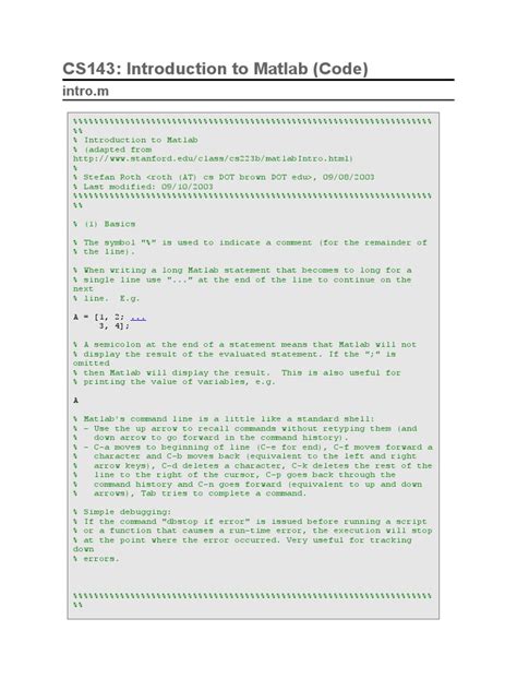 MATLAB Basic Commands with Examples 的图像结果
