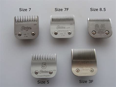 Andis clipper blades size chart - rewahongkong