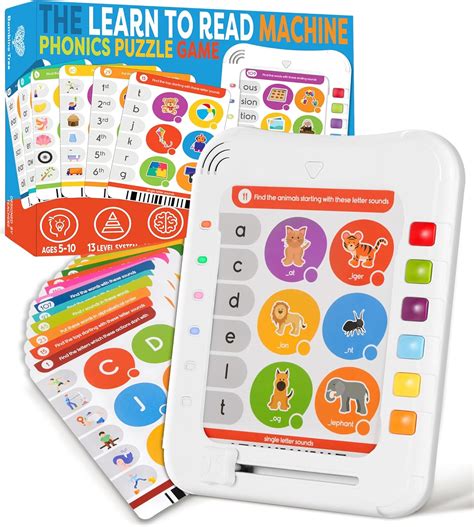 Amazon.com: Phonics Learning Pad - Electronic Phonics Reading Game for ...