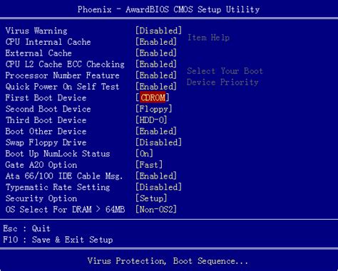 How to Set BIOS to Boot from CDROM?