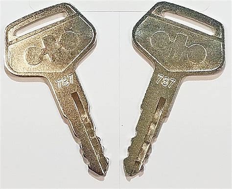 Pair of Komatsu Equipment Ignition Keys for Komatsu, Kalmar, Dressta ...