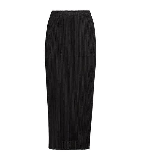 Pleats Please Issey Miyake Basics Midi Skirt | Harrods US
