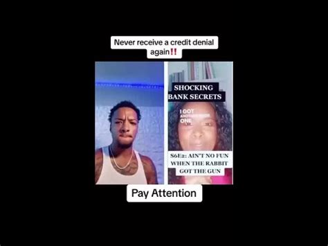 Denied Credit. Check this out Credit and Banking Secrets . Code: 15 USC ...