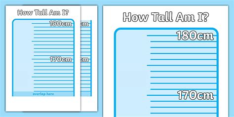 👉 Height Chart (teacher made) - Twinkl