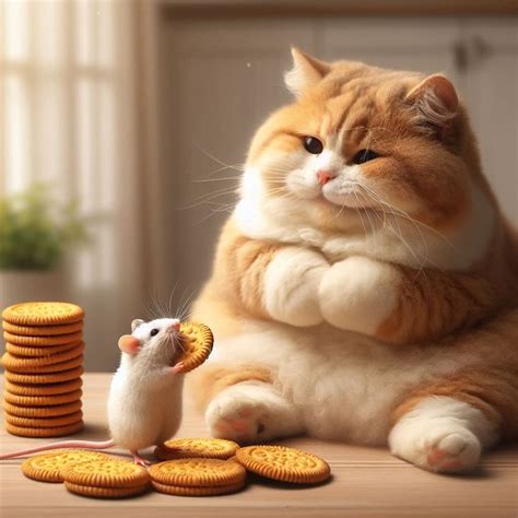 Image result for Cat Chasing Cookies