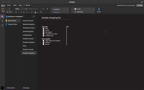 Image result for OneNote 2016 Look
