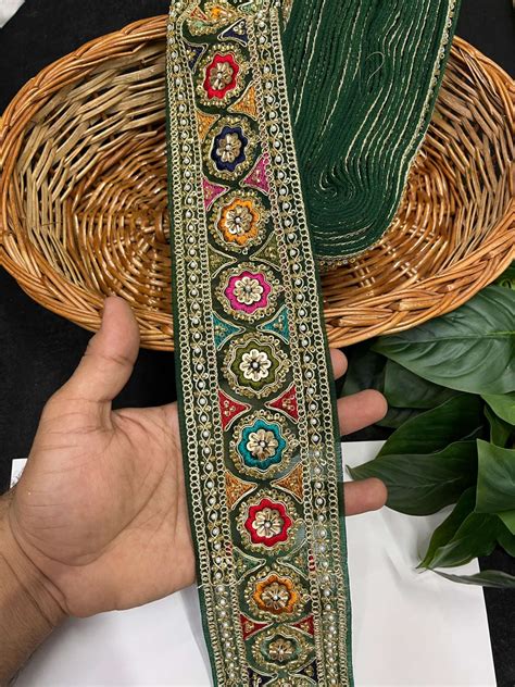 Multicolored Sabyasachi Inspired Saree Laces – 9 Meters, 3-Inch Design ...
